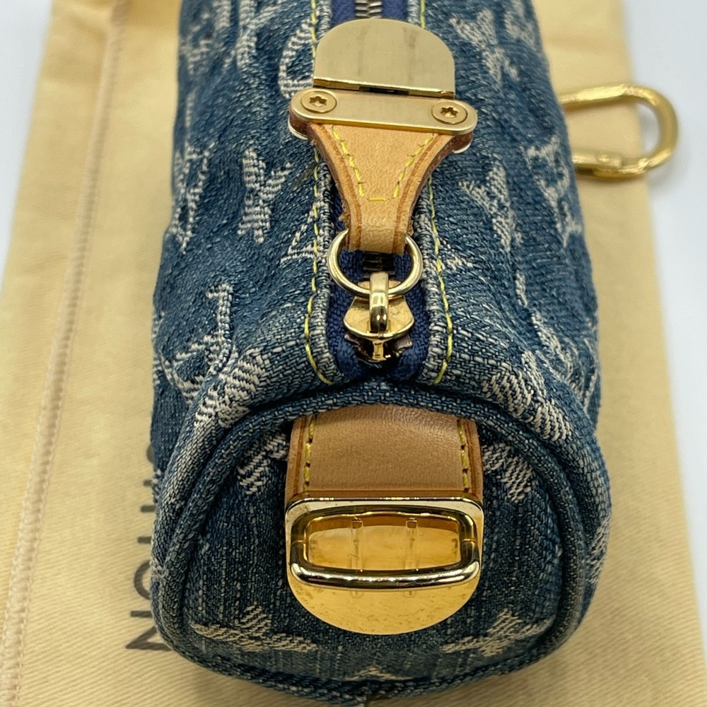 Louis Vuitton Denim Trousse Truth Speedy Pm Mini Pochette Pouch Limited Edition - Picture 11 of 16
